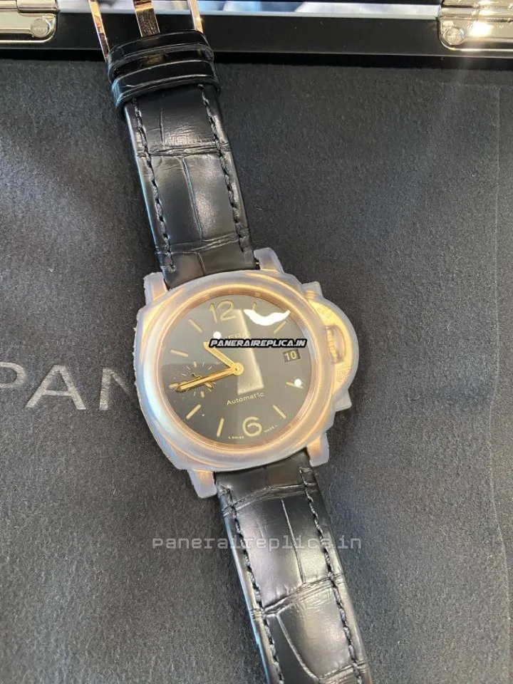 Stylish Imitation Panerai Luminor Due 38mm Rose Gold Case Mens/unisex Automatic Watch
