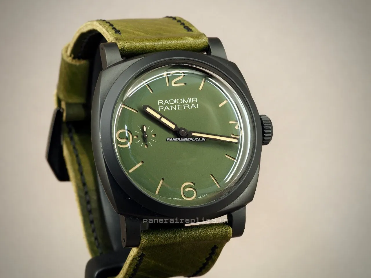Alternative view of Superb Replica Panerai Radiomir 48mm Ceramic Case Mens/unisex Manual Winding Watch