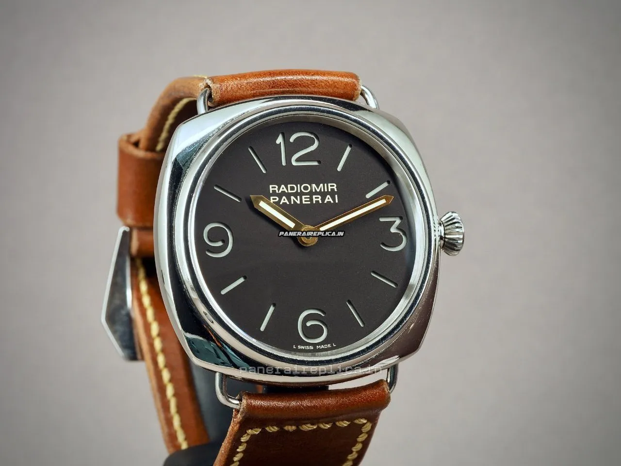 Alternative view of Defect Fake Panerai Special Editions 47mm Steel Case Mens/unisex Manual Winding Watch