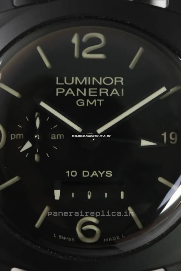 Alternative view of Pleasing Imitation Panerai Luminor 1950 Ceramic Case Mens/unisex Automatic Watch