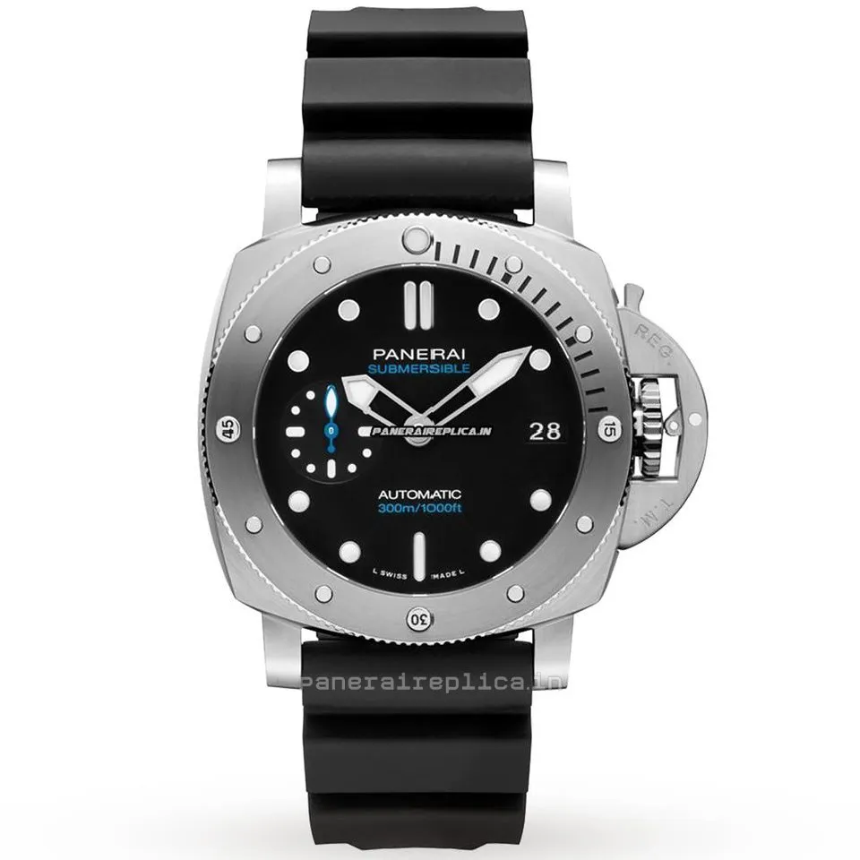 Neat Knockoff Panerai Luminor Submersible 42mm Steel Case Mens/unisex Automatic Watch