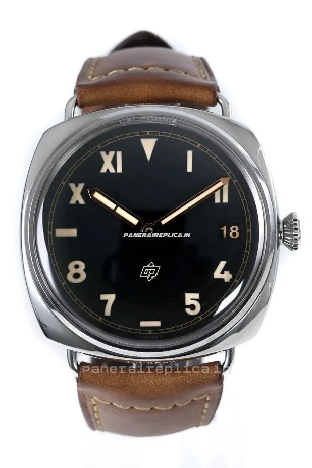 Suitable Copy Panerai Radiomir 3 Days Gmt 47mm Steel Case Mens/unisex Manual Winding Watch