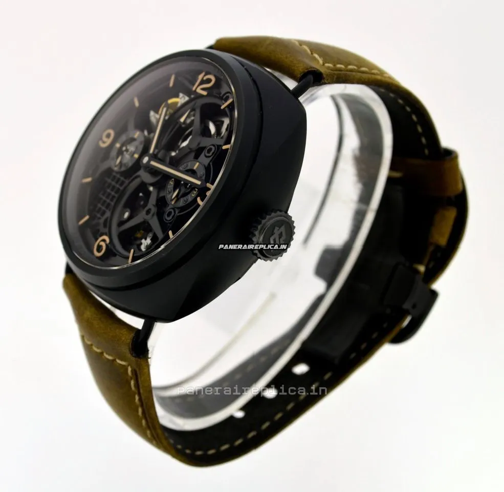 Alternative view of Well Made Copy Panerai Special Editions 48mm Ceramic Case Watch