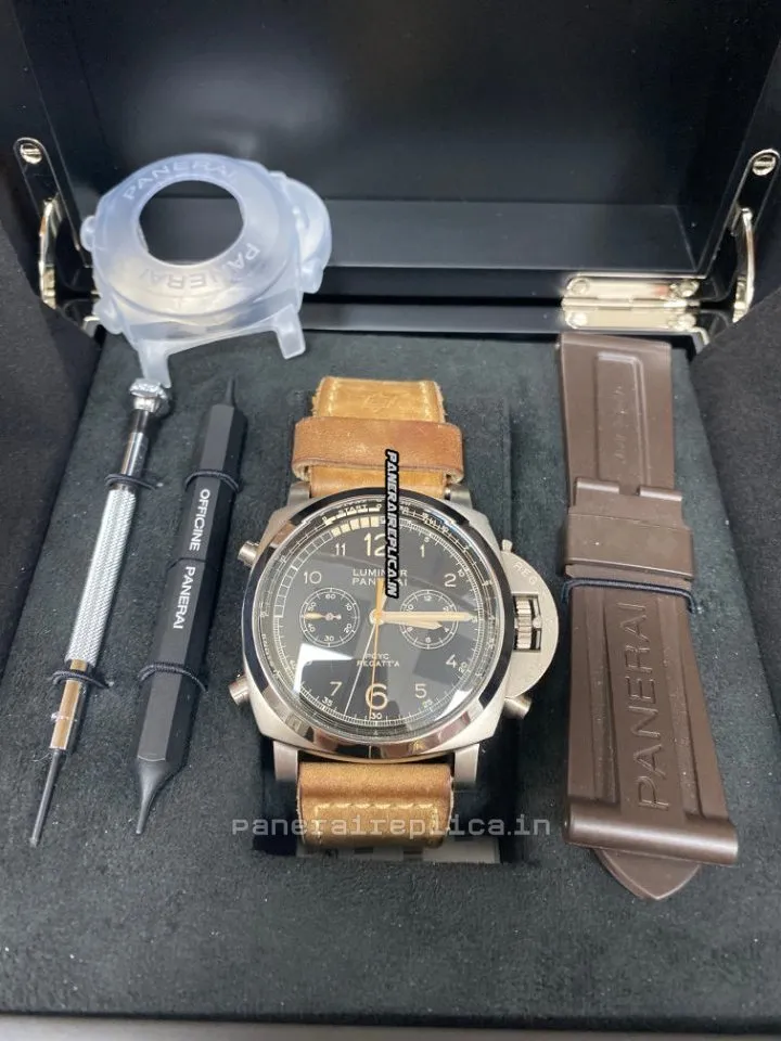 Alternative view of Cool Copies Panerai Luminor 1950 44mm Steel Case Mens/unisex Automatic Watch