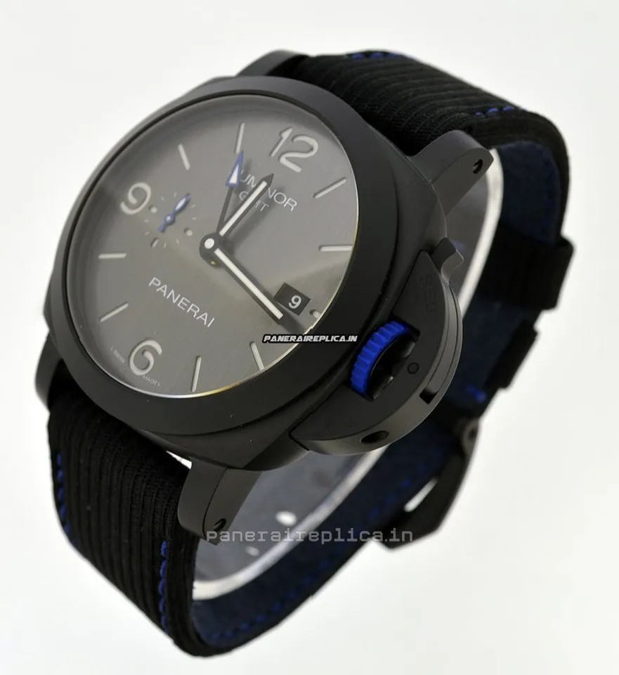 Alternative view of Fantastic Fake Panerai Luminor Base 44mm Ceramic Case Automatic Watch