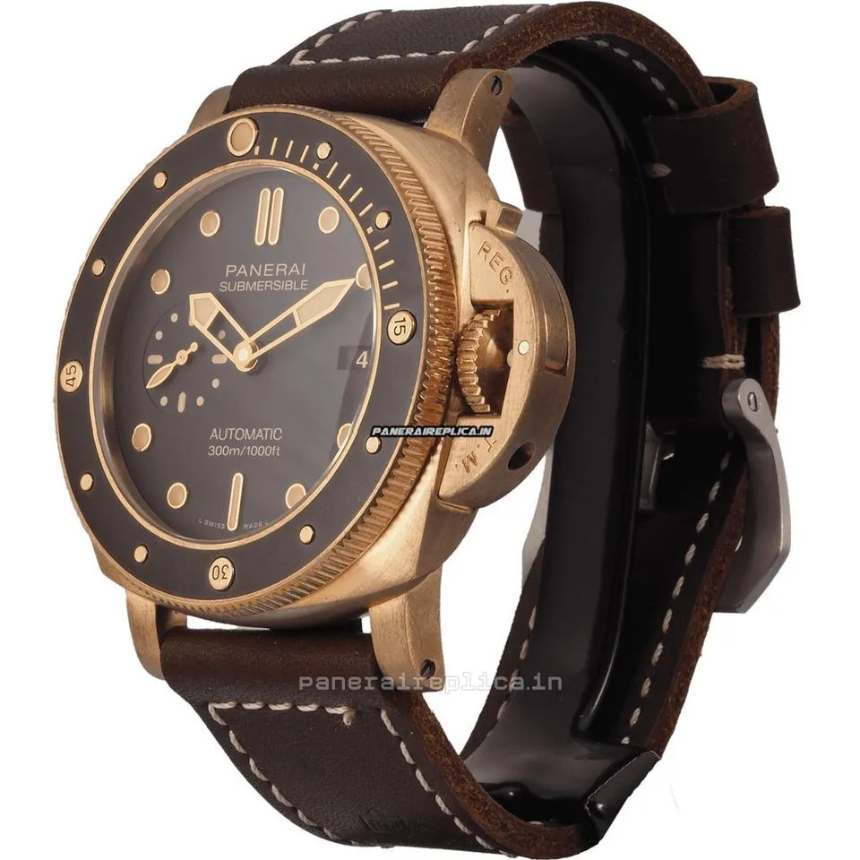 Alternative view of Awesome Replica Panerai Luminor Submersible 47mm Bronze Case Mens/unisex Automatic Watch