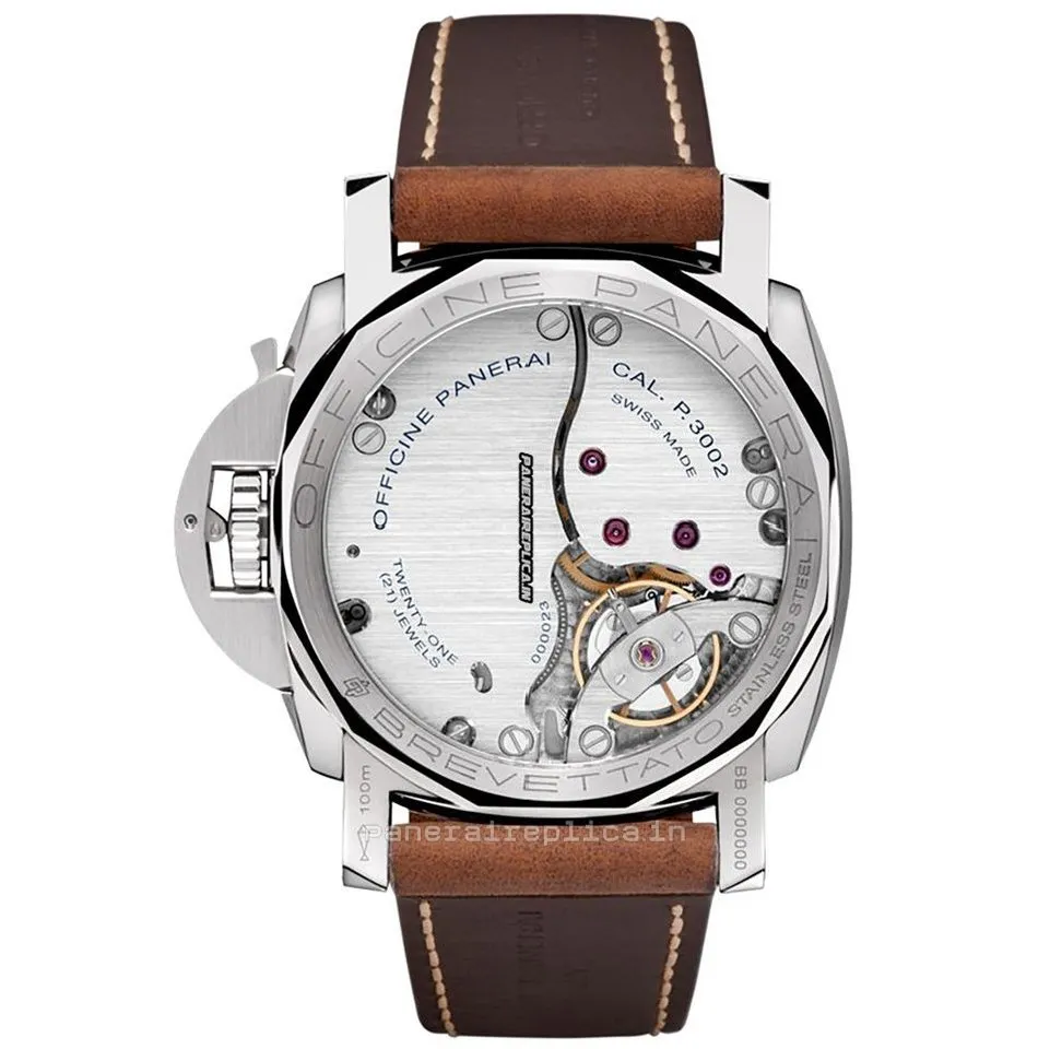 Alternative view of Fantastic Replica Panerai Luminor 1950 47mm Steel Case Mens/unisex Manual Winding Watch