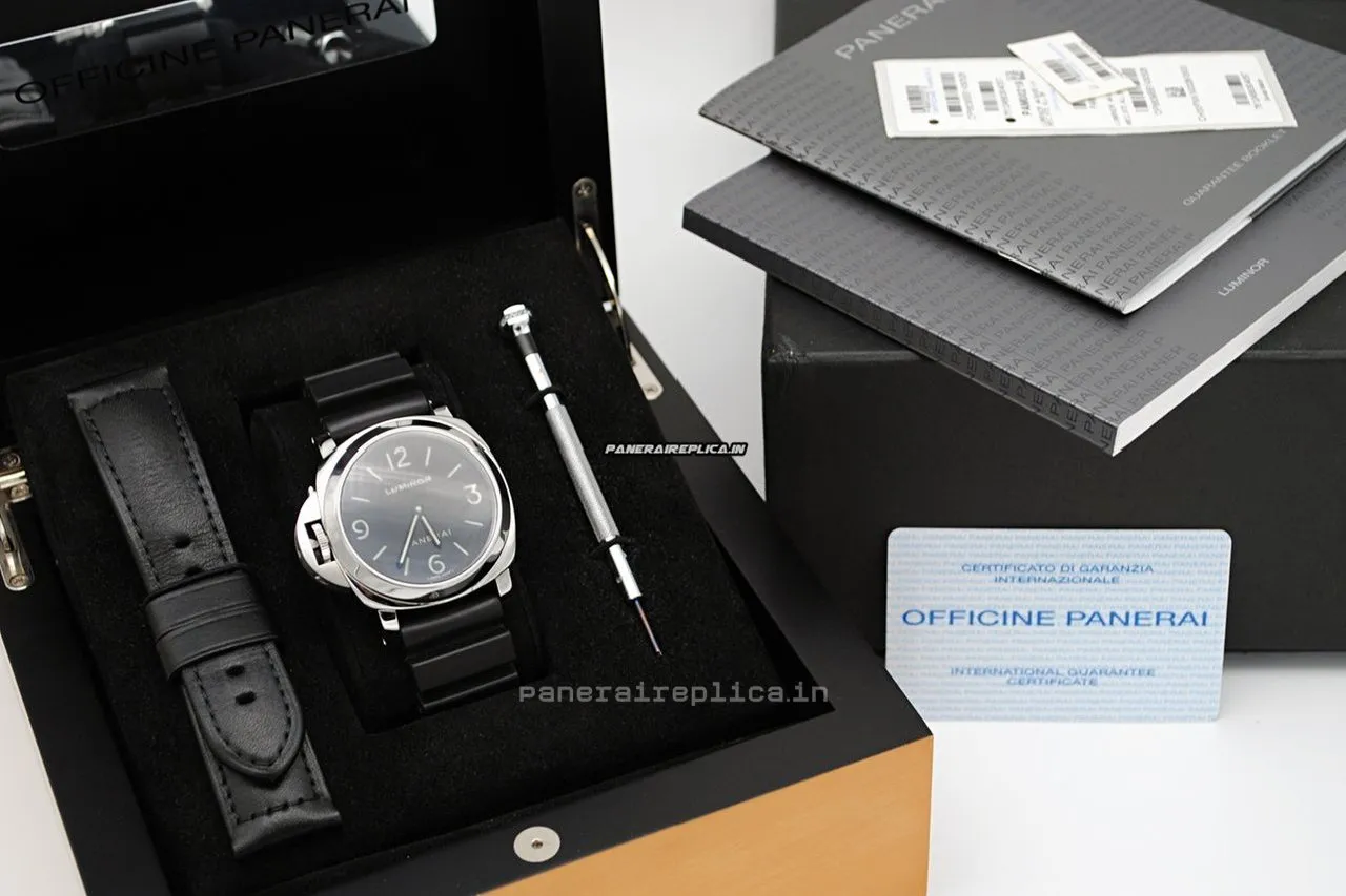 Alternative view of Wholesale Replica Panerai Luminor Base 44mm Steel Case Mens/unisex Manual Winding Watch