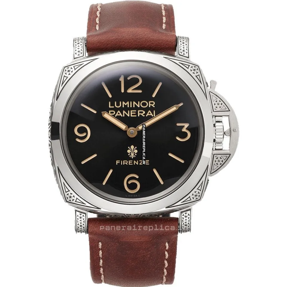 Quality Fake Panerai Luminor 1950 47mm Steel Case Mens/unisex Manual Winding Watch
