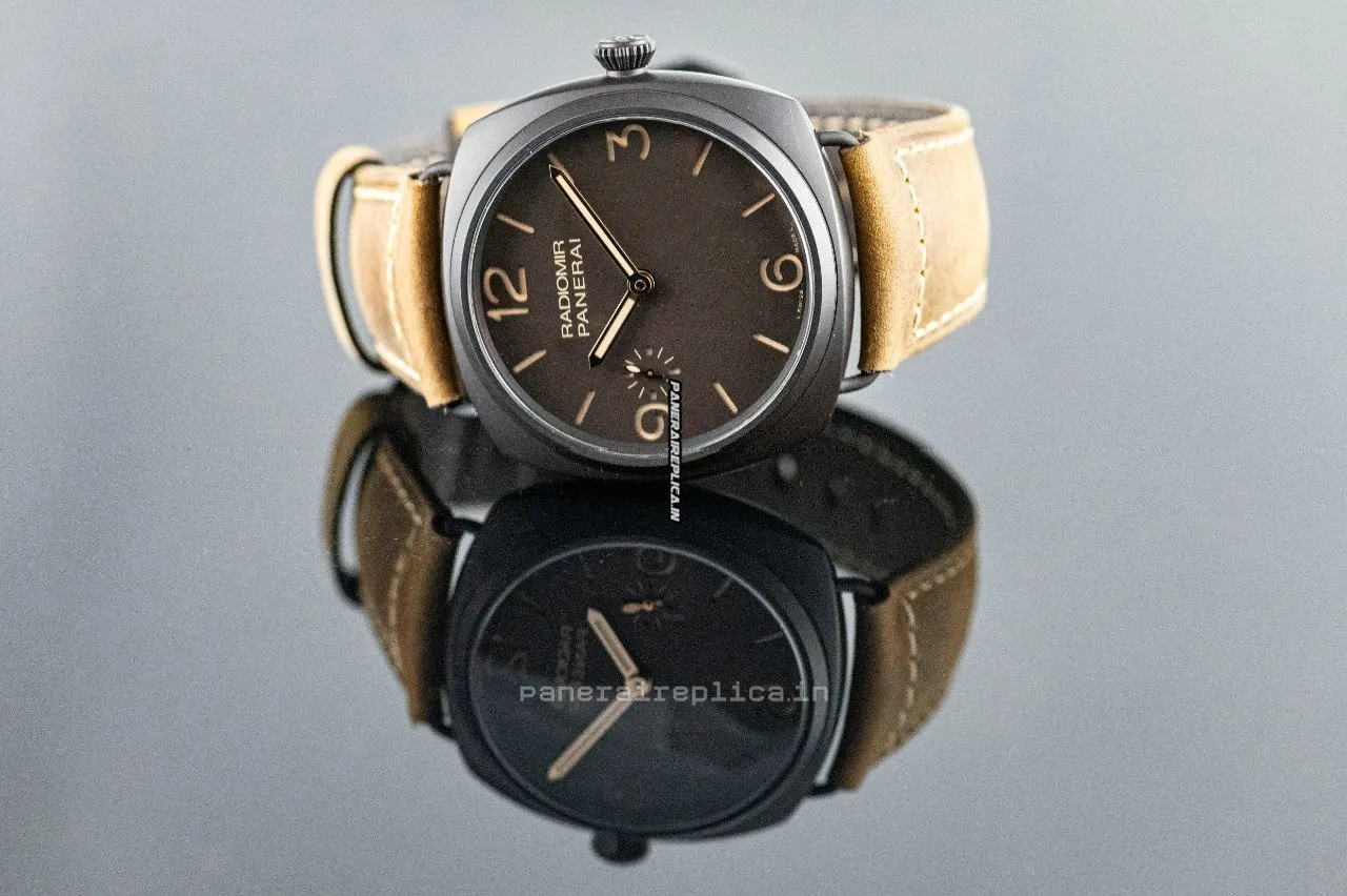 Remarkable Replica Panerai Radiomir 3 Days Gmt 47mm Ceramic Case Mens/unisex Manual Winding Watch