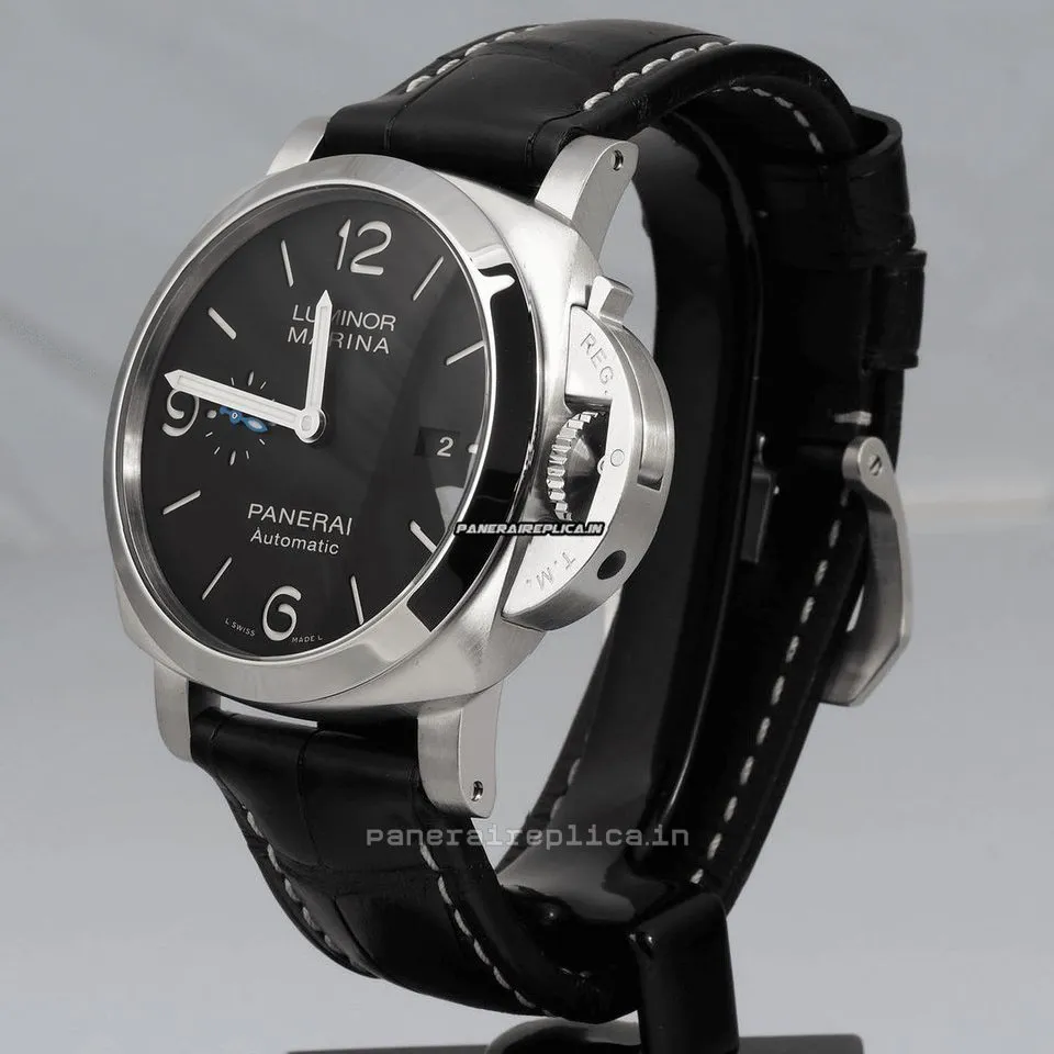 Alternative view of Inexpensive Clone Panerai Luminor Marina 44mm Steel Case Mens/unisex Automatic Watch