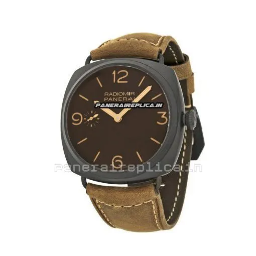 Remarkable Copy Panerai Radiomir 3 Days Gmt 47mm Ceramic Case Mens/unisex Manual Winding Watch