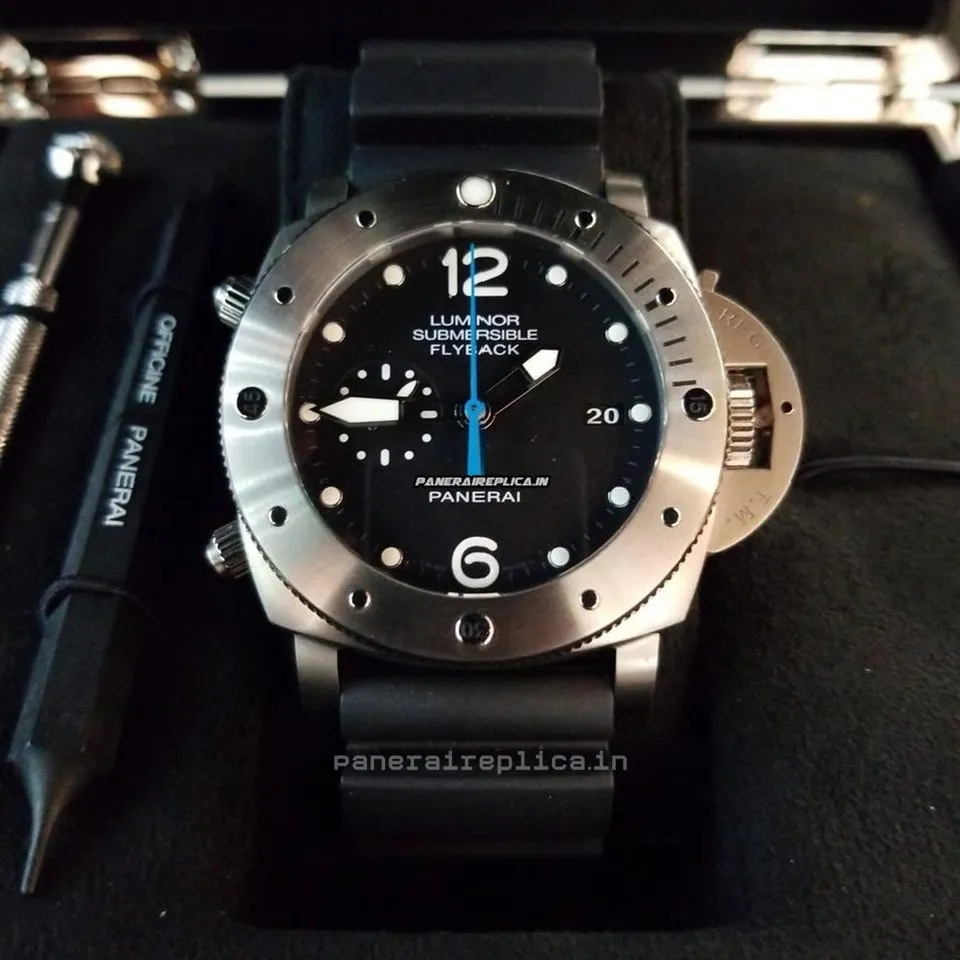 Alternative view of Neat Imitation Panerai Luminor Submersible 47mm Titanium Case Mens/unisex Automatic Watch