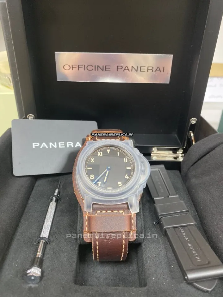 Remarkable Replicas Panerai Luminor 44mm Titanium Case Mens/unisex Manual Winding Watch