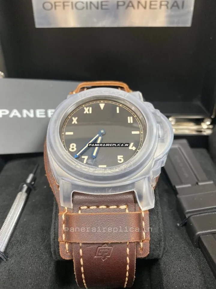 Alternative view of Remarkable Replicas Panerai Luminor 44mm Titanium Case Mens/unisex Manual Winding Watch