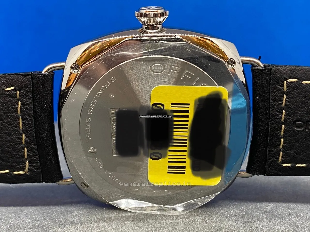 Alternative view of Fabulous Knockoff Panerai Radiomir Black Seal 45mm Steel Case Mens/unisex Manual Winding Watch