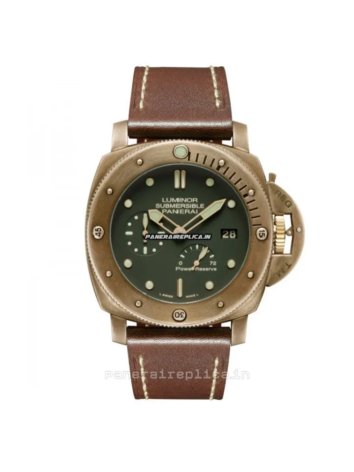 Lovely Imitation Panerai Special Editions 47mm Bronze Case Automatic Watch