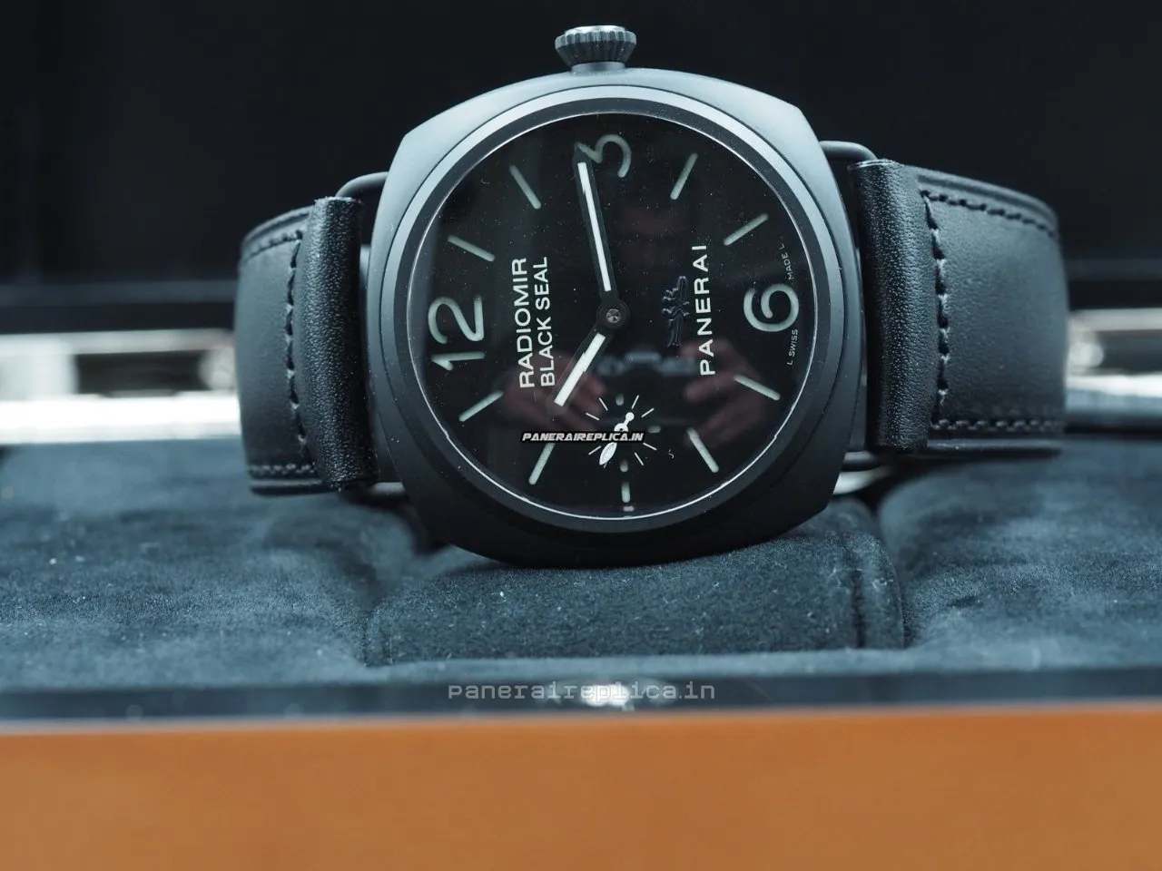 Alternative view of Aaa Replica Panerai Radiomir Black Seal 45mm Ceramic Case Mens/unisex Manual Winding Watch