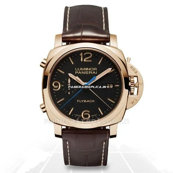 Marvellous Fakes Panerai Luminor 1950 44mm Rose Gold Case Automatic Watch
