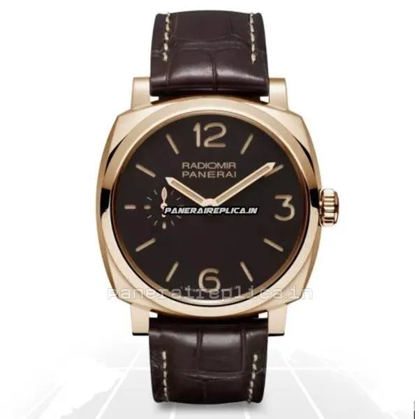 1:1 Replica Panerai Radiomir 1940 42mm Rose Gold Case Manual Winding Watch