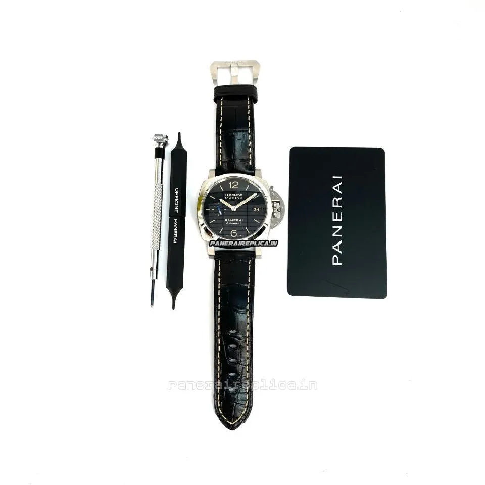 Alternative view of High-end Replica Panerai Luminor Marina 42mm Steel Case Mens/unisex Automatic Watch