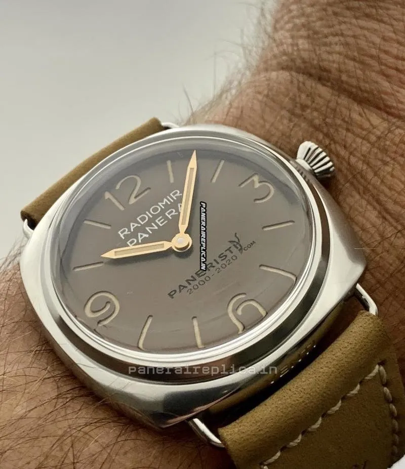Alternative view of Marvellous Replicas Panerai Panerai Watches 44mm Steel Case Manual Winding Watch