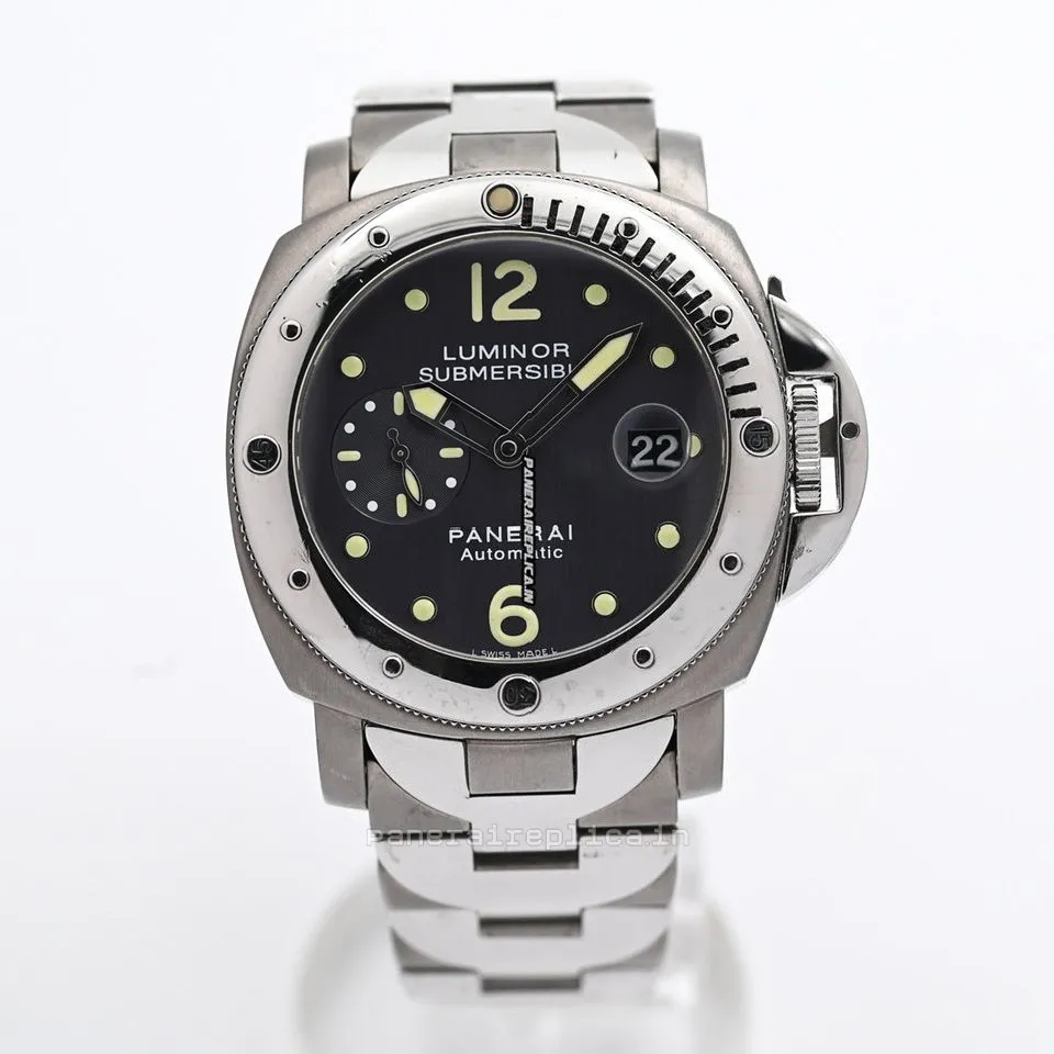 Alternative view of Nice Imitation Panerai Luminor Submersible 44mm Titanium Case Mens/unisex Automatic Watch