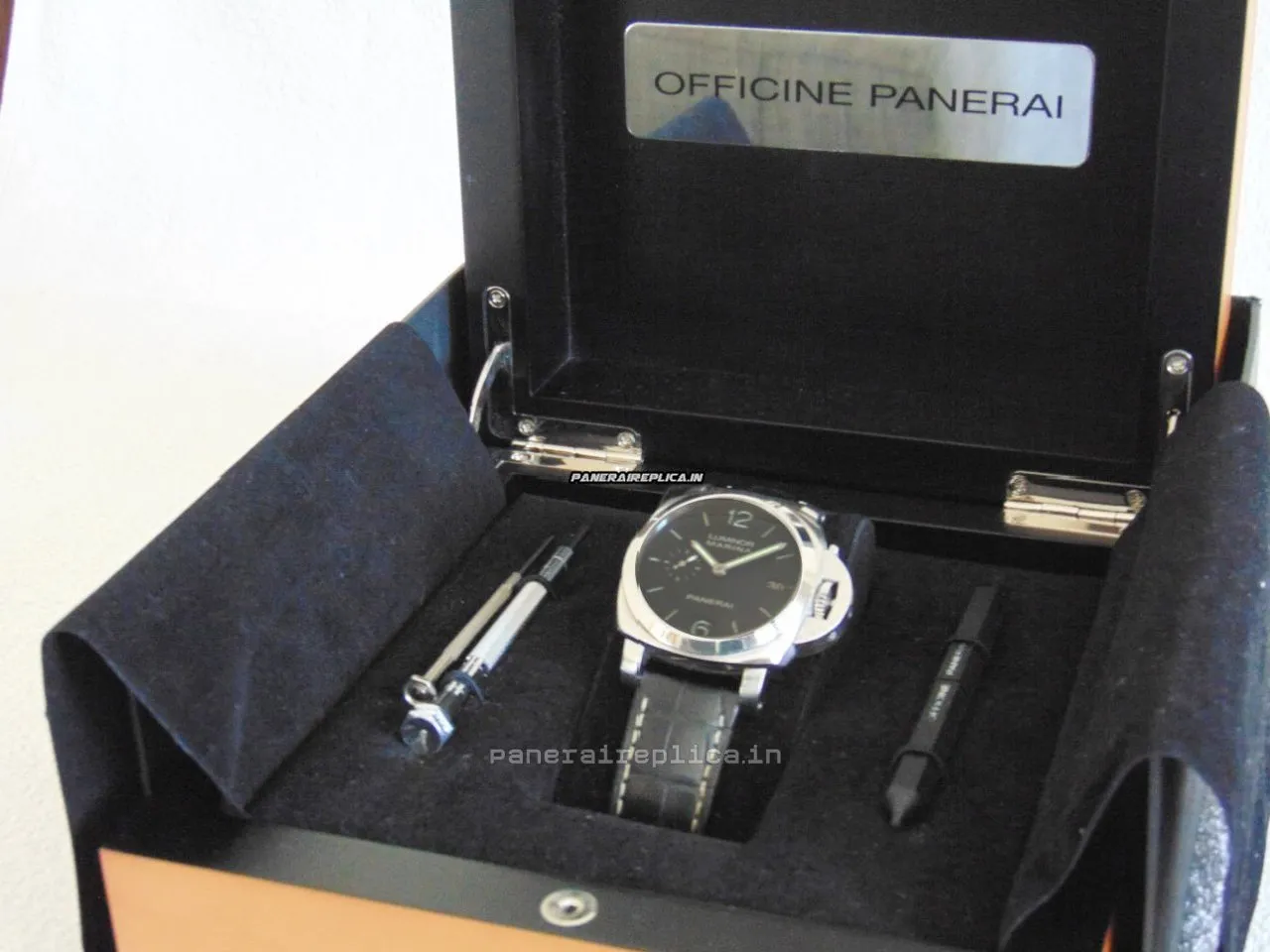 Alternative view of Distinctive Fake Panerai Luminor Marina 42mm Steel Case Mens/unisex Automatic Watch