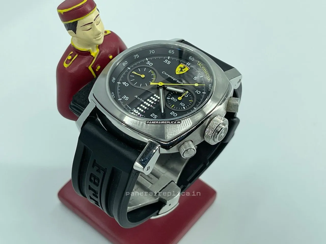 Alternative view of Trustworthy Copy Panerai Ferrari 45mm Steel Case Mens/unisex Automatic Watch