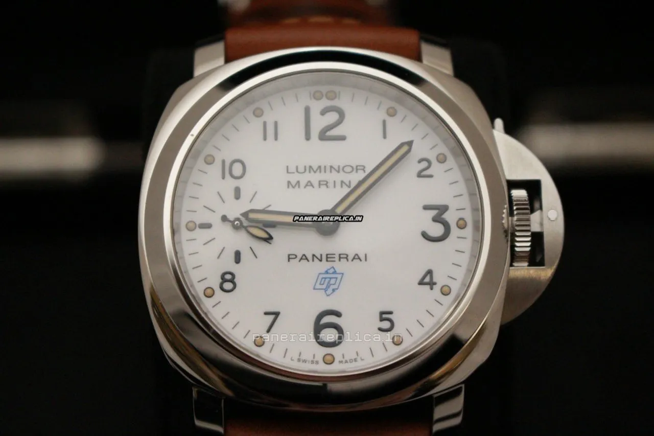 Alternative view of Luxury Copy Panerai Luminor Marina 44mm Steel Case Mens/unisex Manual Winding Watch