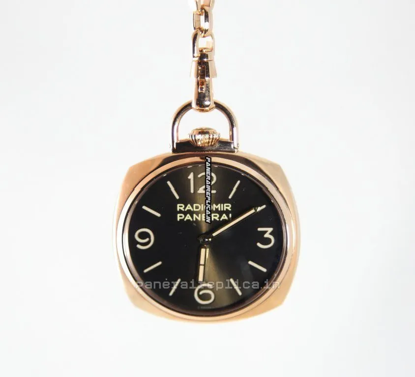 Durable Copies Panerai Panerai Watches Rose Gold Case Mens/unisex Manual Winding Watch