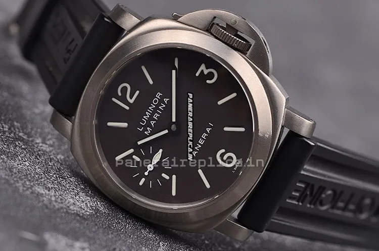 High-end Clone Panerai Luminor Marina 44mm Titanium Case Mens/unisex Manual Winding Watch