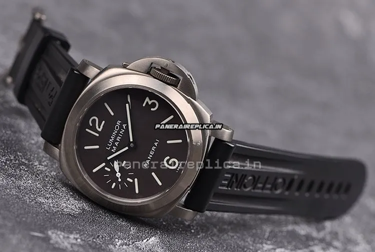 Alternative view of High-end Clone Panerai Luminor Marina 44mm Titanium Case Mens/unisex Manual Winding Watch