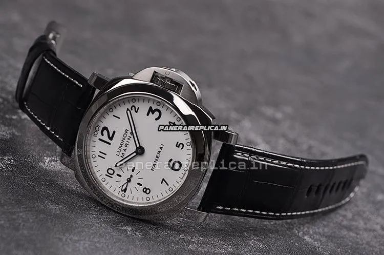 Alternative view of Amazing Replica Panerai Luminor Marina 44mm Steel Case Mens/unisex Manual Winding Watch
